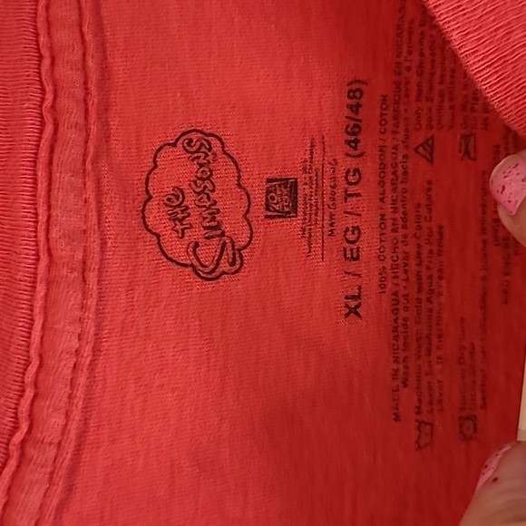 The Simpsons Krusty the clown shirt red XL - Picture 6 of 7